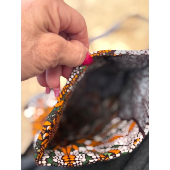 Colorful Boho Print Crossbody Bag With Zippered Pocket - Picture 5 of 6